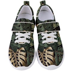 Tropical Leaves Foliage Monstera Nature Home Art Women s Velcro Strap Shoes