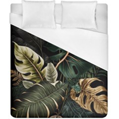 Tropical Leaves Foliage Monstera Nature Home Pattern Duvet Cover (california King Size)