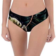 Tropical Leaves Foliage Monstera Nature Home Pattern Reversible Classic Bikini Bottoms