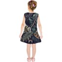 Tropical Leaves Foliage Monstera Nature Home Pattern Kids  Tunic Dress View2