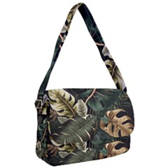 Tropical Leaves Foliage Monstera Nature Home Pattern Courier Bag