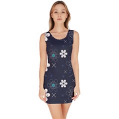 Flowers Pattern Pattern Flower Texture Bodycon Dress