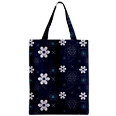 Flowers Pattern Pattern Flower Texture Zipper Classic Tote Bag