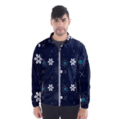 Flowers Pattern Pattern Flower Texture Men s Windbreaker by Jancukart