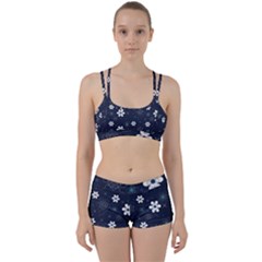 Flowers Pattern Pattern Flower Texture Perfect Fit Gym Set