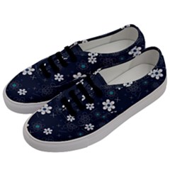 Flowers Pattern Pattern Flower Texture Men s Classic Low Top Sneakers