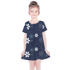 Flowers Pattern Pattern Flower Texture Kids  Simple Cotton Dress