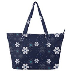 Flowers Pattern Pattern Flower Texture Full Print Shoulder Bag