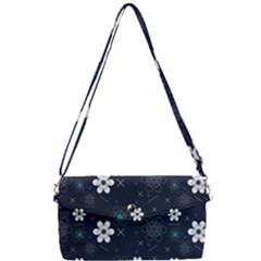 Flowers Pattern Pattern Flower Texture Removable Strap Clutch Bag