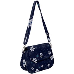 Flowers Pattern Pattern Flower Texture Saddle Handbag