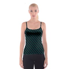 Lines Pattern Texture Stripes Particles Modern Spaghetti Strap Top