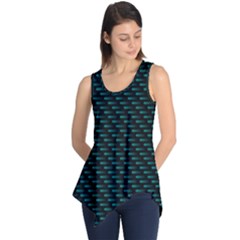 Lines Pattern Texture Stripes Particles Modern Sleeveless Tunic