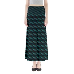 Lines Pattern Texture Stripes Particles Modern Full Length Maxi Skirt