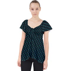 Lines Pattern Texture Stripes Particles Modern Lace Front Dolly Top