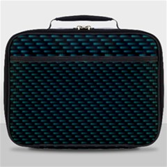 Lines Pattern Texture Stripes Particles Modern Full Print Lunch Bag