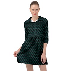 Lines Pattern Texture Stripes Particles Modern Mini Skater Shirt Dress