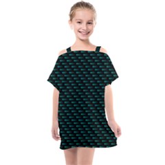 Lines Pattern Texture Stripes Particles Modern Kids  One Piece Chiffon Dress