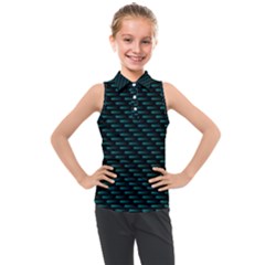 Lines Pattern Texture Stripes Particles Modern Kids  Sleeveless Polo Tee