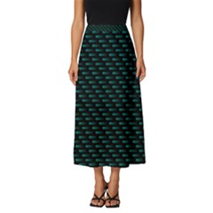 Lines Pattern Texture Stripes Particles Modern Classic Midi Chiffon Skirt