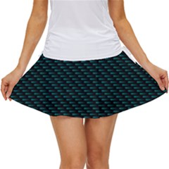 Lines Pattern Texture Stripes Particles Modern Women s Skort