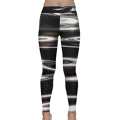 Water Lake Water Surface Reflection Nature Classic Yoga Leggings by Jancukart