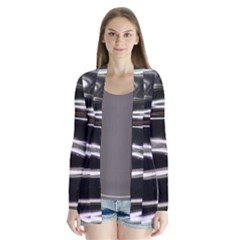 Water Lake Water Surface Reflection Nature Drape Collar Cardigan