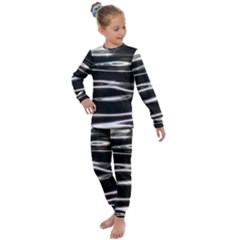 Water Lake Water Surface Reflection Nature Kids  Long Sleeve Set 