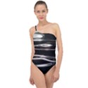 Water Lake Water Surface Reflection Nature Classic One Shoulder Swimsuit View1