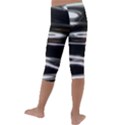 Water Lake Water Surface Reflection Nature Kids  Lightweight Velour Capri Leggings  View4