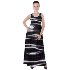 Water Lake Water Surface Reflection Nature Empire Waist Velour Maxi Dress