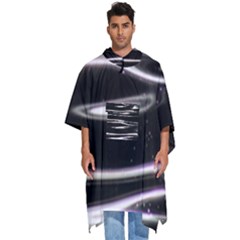 Water Lake Water Surface Reflection Nature Men s Hooded Rain Ponchos