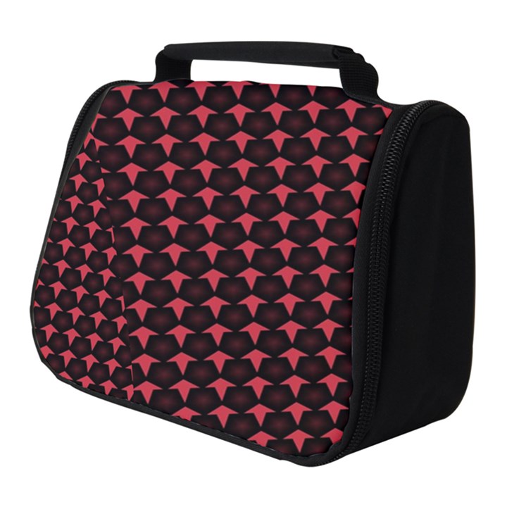 Arrow Pentagon Desktop Wallpaper Geometric Pattern Full Print Travel Pouch (Small)