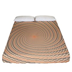 Background Spiral Abstract Template Swirl Whirl Fitted Sheet (california King Size) by Jancukart