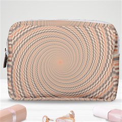 Background Spiral Abstract Template Swirl Whirl Make Up Pouch (medium)