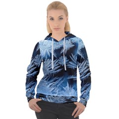 Pattern Frosty Frost Glass Women s Overhead Hoodie by Jancukart