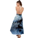 Pattern Frosty Frost Glass Backless Maxi Beach Dress View2