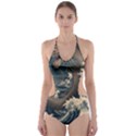 Sea Dragon Kanagawa Sea Monster Cut-Out One Piece Swimsuit View1