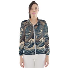 Sea Dragon Kanagawa Sea Monster Women s Windbreaker