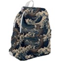 Sea Dragon Kanagawa Sea Monster Top Flap Backpack View2