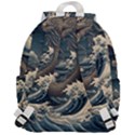 Sea Dragon Kanagawa Sea Monster Top Flap Backpack View3