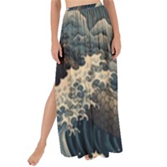 Sea Dragon Kanagawa Sea Monster Maxi Chiffon Tie-up Sarong