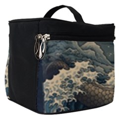 Sea Dragon Kanagawa Sea Monster Make Up Travel Bag (small) by Jancukart