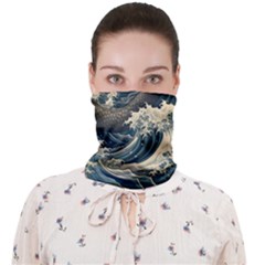 Sea Dragon Kanagawa Sea Monster Face Covering Bandana (adult)