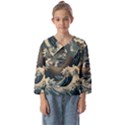 Sea Dragon Kanagawa Sea Monster Kids  Sailor Shirt View1