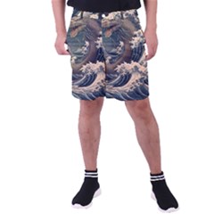 Sea Dragon Kanagawa Sea Monster Men s Pocket Shorts by Jancukart