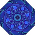 Spiral Shape Blue Abstract Golf Umbrellas View3