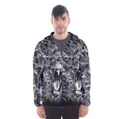 Lion Furious Abstract Desing Furious Men s Hooded Windbreaker