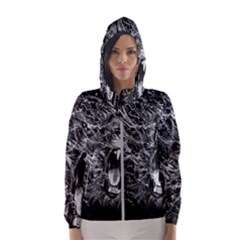 Lion Furious Abstract Desing Furious Women s Hooded Windbreaker