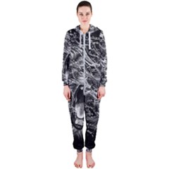 Lion Furious Abstract Desing Furious Hooded Jumpsuit (ladies)