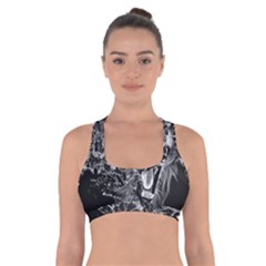 Lion Furious Abstract Desing Furious Cross Back Sports Bra